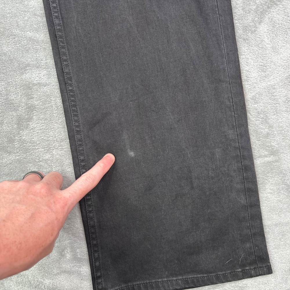 Robert Graham Classic‎ Yates Jeans Mens 38x36 Black Dark Denim Straight Casual - Picture 3 of 16